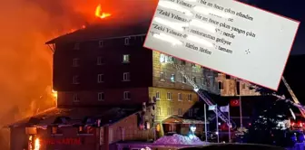In the fire disaster at Kartalkaya, the hotel manager first called the hotel officials and said, 