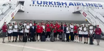 The European runner-up 12 Giant Men has returned to the homeland.