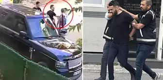 A driver who slapped a father in front of his children in Gebze has been arrested.