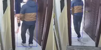 A courier attempting to enter a female customer's home was detained.
