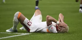 Galatasaray took the lead in the match but was heavily injured.