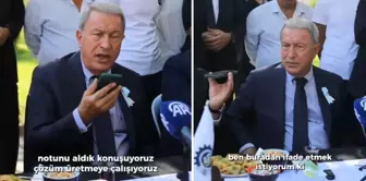 Hulusi Akar called Minister Yerlikaya in response to a citizen's complaint.