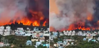 The forest fire in Antalya has reached residential areas! Villas have been evacuated, and electricity has been cut off.