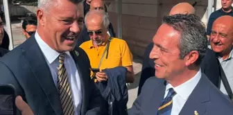 Ali Koç and Sadettin Saran greeted each other: What happened to your finger?