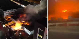 Fire in an industrial site in Başakşehir! A large number of teams have been dispatched.
