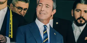 Fenerbahçe President and Presidential Candidate Ali Koç is making statements.