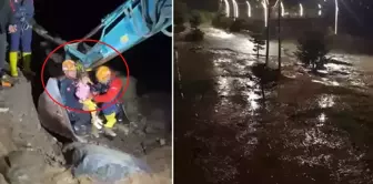 Rain, flood, and landslide in Rize! Citizens were rescued with heavy machinery.