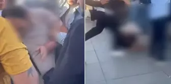 The 16-year-old girl was secretly photographed and was beaten for minutes.