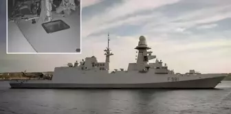 The Italian naval ship set out for the attacked Sumud Fleet.