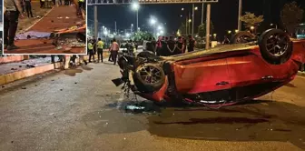 A car that lost control hit pedestrians on the sidewalk! 3 people died, and 3 people were injured.
