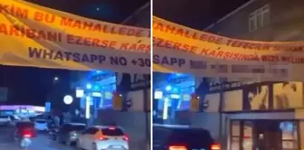 After the banner hung in the neighborhood, the operation took place! 6 suspects were arrested.