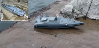A 300 kg bomb-laden unmanned maritime vehicle was found in Trabzon.
