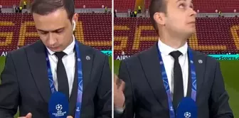 He was taken aback! The TRT reporter's tough moments while calmly preparing for the broadcast.