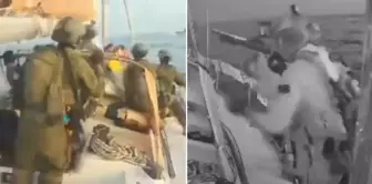 The moment of the raid on the boat in Israel's Sumud Fleet captured on camera.