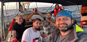 There is a statement from İkbal Gürpınar's son, who is being held in the Sumud Fleet.