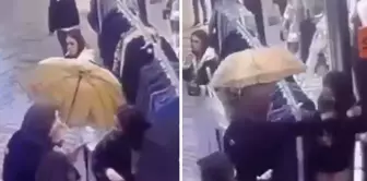 The young woman was attacked by an unfamiliar woman because she was wearing a skirt.