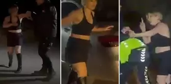 The woman who attacked the police made scandalous remarks: 