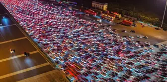 The holiday traffic in China is astonishing to those who see it.