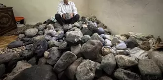 Despite those who called it 'a pointless endeavor,' he didn't give up and collected hundreds of stones in his home! Look at what he is searching for.
