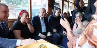 President Erdoğan reunited with his neighbors in his hometown.