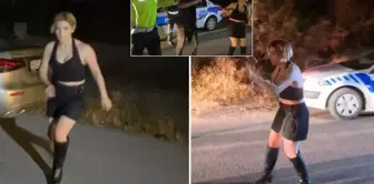 The young girl threatened the police by saying, 
