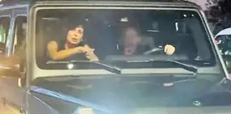 They sat side by side! Sergen Yalçın with a car full of women at night.