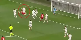 A magnificent bicycle kick goal by Semih Kılıçsoy.