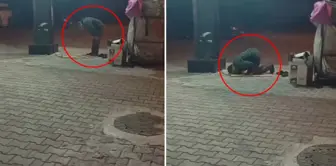 The paper collector who was praying has been recorded, and there is a backlash against his comment.