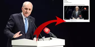 Kurtulmuş made a call in Kurdish from the podium, and the same message was also shared from the TBMM account.