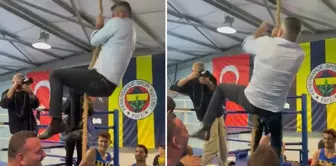 61-year-old Sadettin Saran's display of strength.