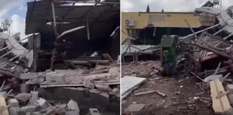 Scary explosion in Izmir! Two-story house collapsed, teams are on site.