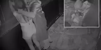 The haunted house employee made the young woman experience a nightmare! They laid her on the ground and applied electric shock.