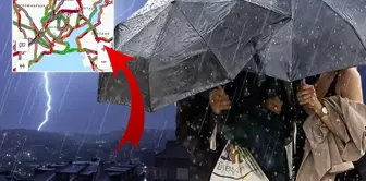 Rain has started in Istanbul, traffic is paralyzed! The map has turned red.