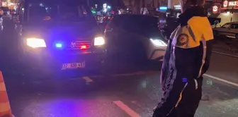 He went to the police station in a fake emergency vehicle! Moreover, he was unlicensed.