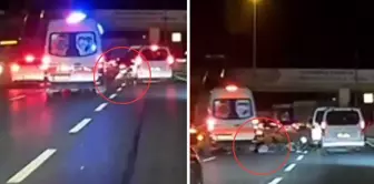 Moments of horror! He was hit by a car and thrown aside, then an ambulance ran over him.