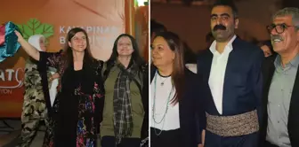 The co-mayors danced the halay at the Koma Amed concert.