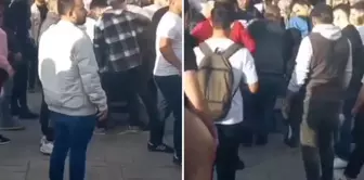 A suspect who verbally harassed two high school girls and threatened a shopkeeper with a knife has been arrested.