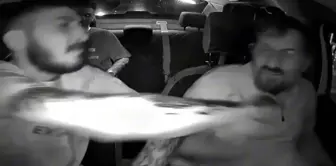 He hit the taxi driver several times and hurled insults at him.