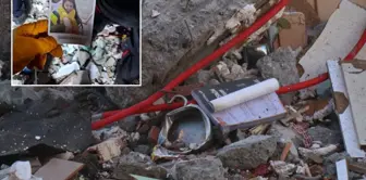 The note found in the rubble of the building, which was the grave of a mother, father, and two children, broke hearts.