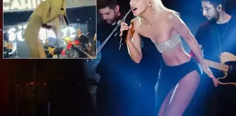 Gülşen got angry at a fan who threw money on stage: 