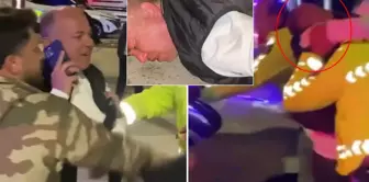 The fate of the person who tried to beat up the police: Alright, brother.