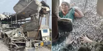Bus and gravel truck collide: 20 dead! Some passengers were buried under gravel.