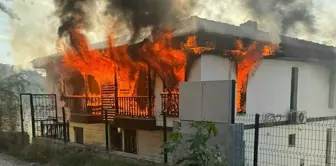 The suspect, who set the house on fire and stabbed two gendarmes, was neutralized by being shot.