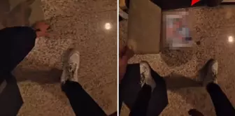 He thought it was a surprise, but... the delivery rider who lifted the mat experienced great regret.