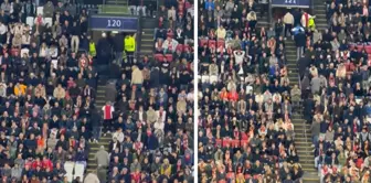 The Ajax fans went crazy seeing what Galatasaray did on the field.