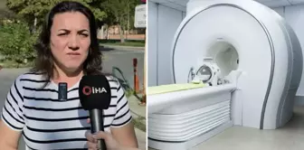 The unfortunate woman who went to the state hospital was left behind in the MRI machine.