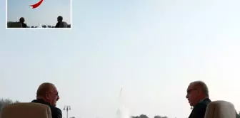 Historical images on the anniversary of the Karabakh Victory! Erdoğan and Aliyev watched the Turkish F-16s like this.