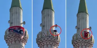 The flag provocation that stirred the city! The footage is circulating from hand to hand.