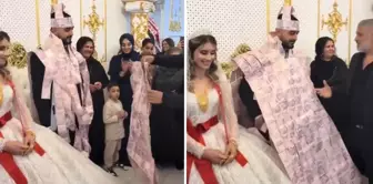 There’s no wedding like this! They dressed the groom in wealth.