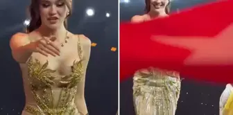 Ceren Arslan, who represents our country, was not allowed to take the Turkish flag.